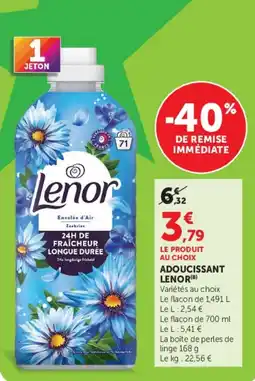 Hyper U Lenor Adoucissant offre