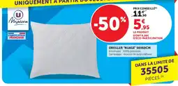 Hyper U U Maison OREILLER "NUAGE" offre