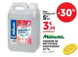 Hyper U MieuXA Vinaigre de nettoyage offre