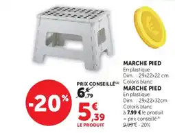 Hyper U MARCHE PIED offre
