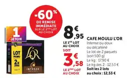 Hyper U CAFÉ MOULU L'OR offre