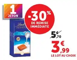 Hyper U Lindt Lauthentique offre