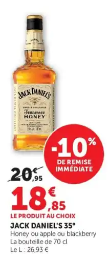 Hyper U Jack Daniel's Tennessee Honey offre