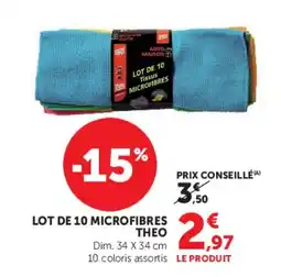 Hyper U THEO Microfibres offre
