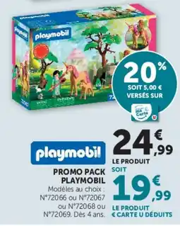Hyper U Playmobil Promo Pack Playmobil offre