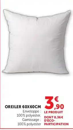 Hyper U Oreiler offre