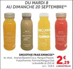 Hyper U Smoothie frais eminces offre