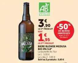 U Express MEDUSA Bière blonde offre