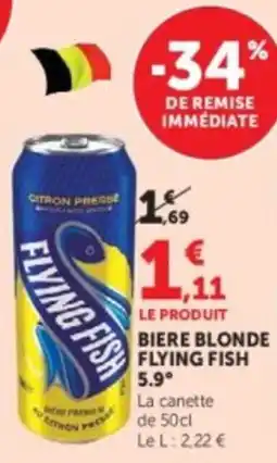 U Express Flying Fish Bière blonde offre