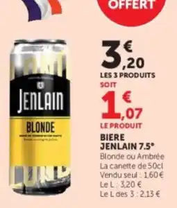 U Express Jenlain Blonde offre
