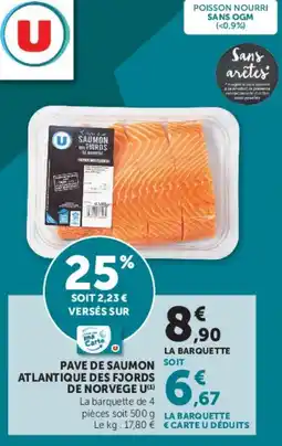 Hyper U U Pave de saumon offre