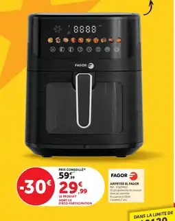 Hyper U FAGOR AIRFRYER 8L offre