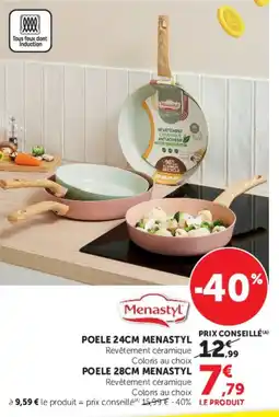 Hyper U Menastyl POELE 24CM offre