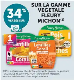 Hyper U Fleury Michon Lentilles Corail offre