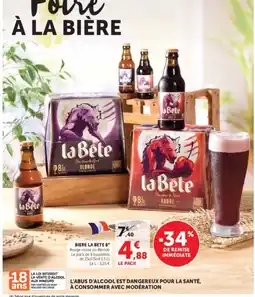 U Express La bete 8 Biere offre