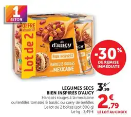 Hyper U d'aucy Haricots rouges à la mexicaine offre