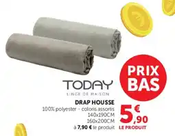 Hyper U TODAY DRAP HOUSSE offre