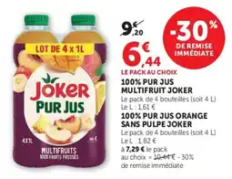 Hyper U Joker Pur Jus offre