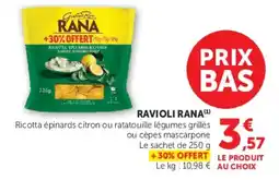 Hyper U RANA Ravioli offre