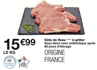 Monoprix Côte de veau à griller offre