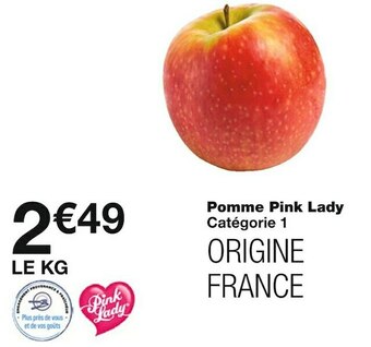 Monoprix Pomme pink lady offre