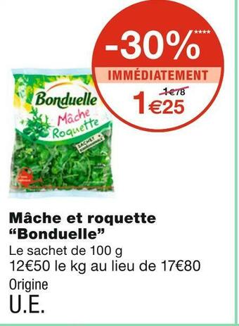 Bonduelle mâche et roquette
