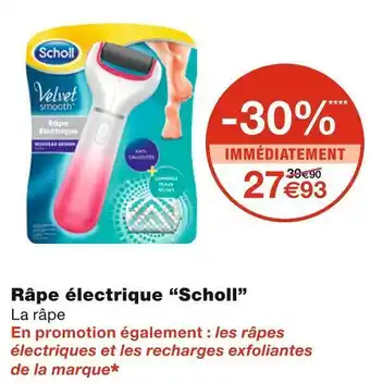 Monoprix Scholl râpe électrique offre