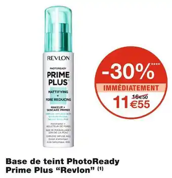 Monoprix Revlon base de teint photoready prime plus offre
