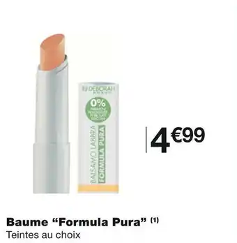 Monoprix Formula pura baume offre