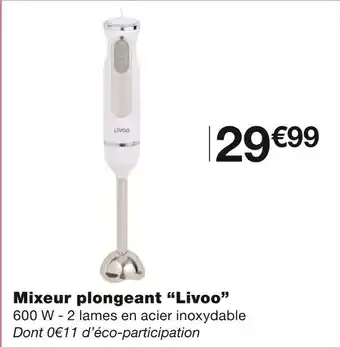 Livoo mixeur plongeant