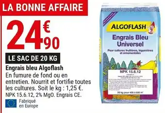 Gamm vert Algoflash engrais bleu offre