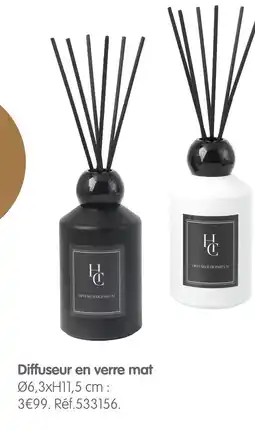 b&m Hc diffuseur en verre mat offre