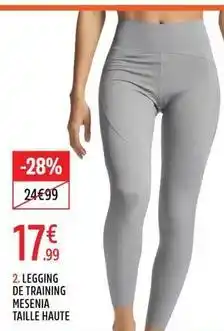 Intersport Legging de training mesenia taille haute offre