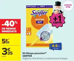 Carrefour Market SWIFFER Kit Attrape-poussière offre