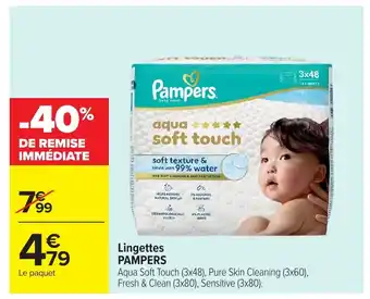 PAMPERS Lingettes