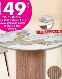 La Foir'Fouille ATHENS Table offre