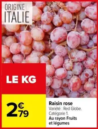 Raisin rose
