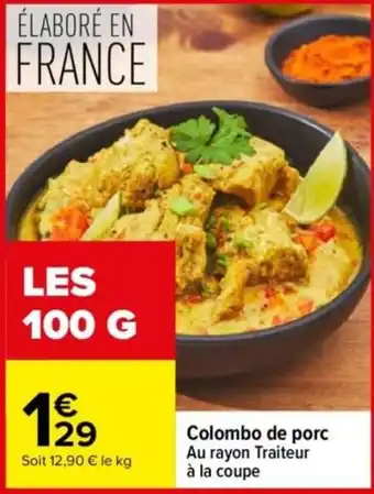 Colombo de porc