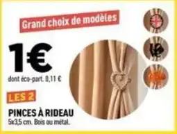 Centrakor PINCES À RIDEAU offre