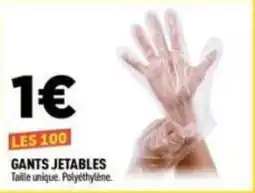 Centrakor LES 100 GANTS JETABLES offre