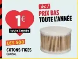 Centrakor COTONS-TIGES Bambou offre