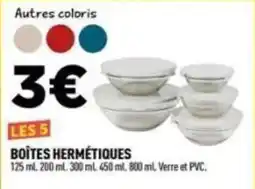 Centrakor BOÎTES HERMÉTIQUES offre