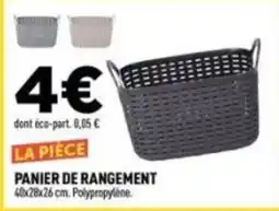Centrakor PANIER DE RANGEMENT offre