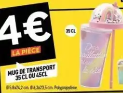Centrakor Mug de transport offre