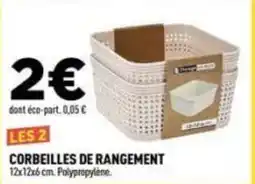 Centrakor CORBEILLES DE RANGEMENT offre