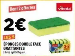 Centrakor Vileda Éponges double face gratantes offre