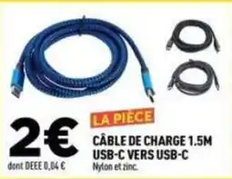 Centrakor CÂBLE DE CHARGE USB-C VERS USB-C offre