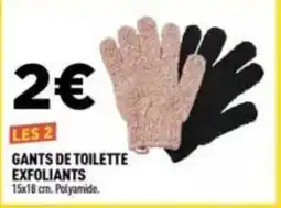 Centrakor GANTS DE TOILETTE EXFOLIANTS offre