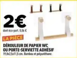 Centrakor DÉROULEUR DE PAPIER WC OU PORTE-SERVIETTE ADHÉSIF offre