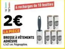 Centrakor BROSSE À VÊTEMENTS ADHÉSIVE offre